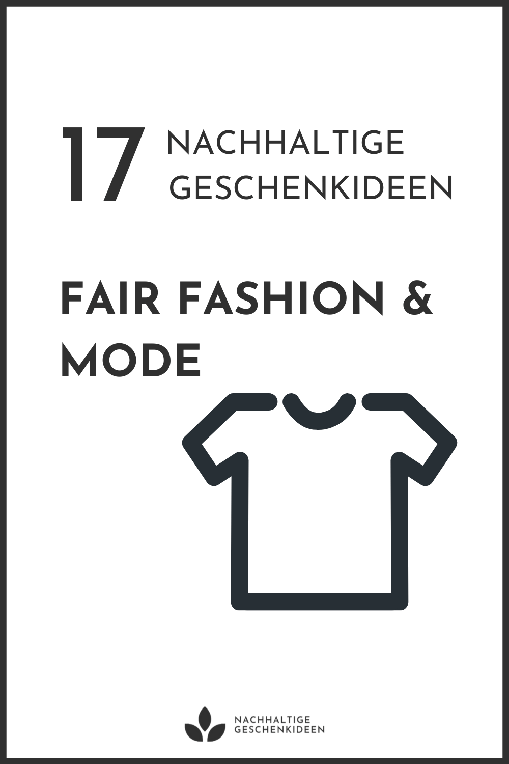Nachhaltige Geschenkideen - nachhaltige Mode und Fair Fashion